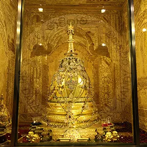 Casket of tooth relic of Lord Buddha