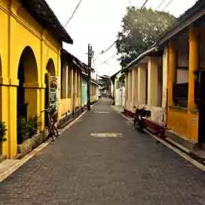 Streets of Galle fort