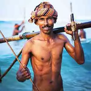 Stilt fishermen